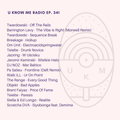 U Know Me Radio #341 | Om Unit | Teielte | Twardowski | Morwell | Deft | The Range | Scratcha DVA
