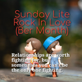Sunday Lite Rock In Love Ber Month Edition (Sept. 19, 2021)