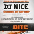 School of Hip Hop Radio Show Special DITC - 12 09 2018 - Dj NICE