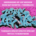 4/22/21 - IN THE GROOVE - underground hip-hop mixshow on twitch.tv/mordymord