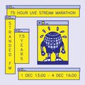 75 Hour Marathon: Telemagic: under_score - a morning walk | December 2nd 2022 | Stranded FM