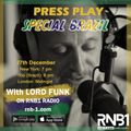 PRESS PLAY with Lord Funk #12 - 27 December 2020 - SPECIAL BRAZIL