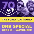 The Funky Cat radio #70 - DNB SPECIAL with Geck-o & Wavolizer (April 2022)