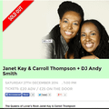 DJ Andy Smith Lovers Rock Janet Kay & Carroll Thompson Jazz Cafe pre show warm Up - 27.12.14