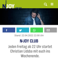 N-JOY Club - Christian Lidsba (13.01.2022)