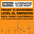 Alternative club night @ Level III, Swindon (Fri 12 Nov 2021)