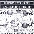 Conemelt live at Herbal Tea Party in Manchester on 28 March 1996 the Emissions Tour