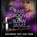 THE COLLECTIVE PRESENTS RAREGROOVES MEETS SLOWJAMZ PT2 (This Time It's Personal) 21ST JULY 2018
