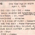 Bill's Oldies-2021-01-21-WGTR-Top 10-April 1,1976+Jimmie Rodgers+Oldies