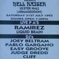 Easy Groove @ Hellraiser 8 - Ulster Hall (Armageddon) - 31-7-1993