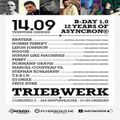 Kratzer @ Norris Terrify B-Day 1.0-12 Years Of Asyncron - Triebwerk Dresden - 14.09.2013