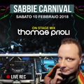 SABBIE CARNIVAL 10 Feb 2018  -  Thomas Prioli on stage mix