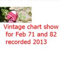 Vintage chart show for Feb 71 and 82 recorded 2013