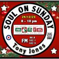 Soul On Sunday Show 24/12/23 Tony Wyn Jones on MônFM Radio * * S A N T A * S O U L * *