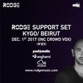 WPM #123 : WPM - RODGE support set Kygo/Beirut Dec 1st 2017 (inc crowd vox)
