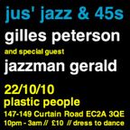 Gilles’ Jus Jazz & 45′s PP Warm Up Mix
