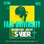 FAED University Episode 284 featuring SABER
