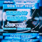 93.5 KDAY JOE VINYL MEMORIAL DAY MIX #2 (2023) 90s HIP HOP