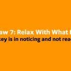 Law Seven: Relax With What Is 01.13.18 Baptiste Power Vinyasa