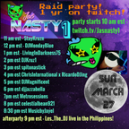 Jasnasty1 One Year Twitch Anniversary Raid Party 2022-03-27