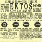Joey Beltram at "Ektos" @ Hardings Nite Club (Swindon-UK) - 15 June 1991