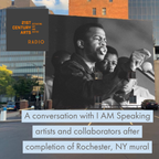 DeGuzman chats with I AM mural series artists and collaborators about I AM SPEAKING and more