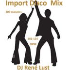 Eighties Import Disco mix 101-126 BPM 200 minutes