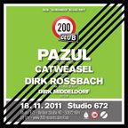 Pazul DJ Set @ 200 Club, Nov 18, 2011, Studio 672, Cologne