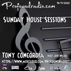 SUNDAY HOUSE SESSIONS - Profound Radio - Tony Concordia - Show #13