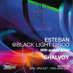 Black Light Disco 19th Sept with Esteban & Shalvoy
