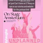 The Unplanned Musical from Easy Laughs, interview | On Stage Amsterdam w/ Camille | 28 Nov 2023