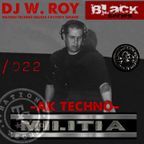 Black-series podcast Wroy dj & moreno_flamas NTCM m.s Nation TECNNO militia 022 factory sound