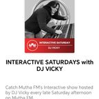 Interactive Saturday 25.11.2023 with your Host DJ Vicky and Guest DJ Stax