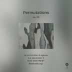 Permutations 03 w/Primordian & Egavas - 12/5/23