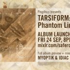 Myoptik's Pingdiscs Tarsiform album launch party for Saferoommusic Sept21