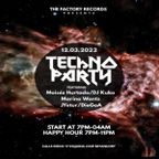 Marina Wants at THE FACTORY RECORDS Techno Party 12/03/2022 - closing set / sesión de cierre