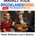 Porter Nickerson Live in Session on Brooklands Radio Mainly Folk