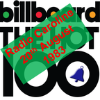 Best of Billboard 100 Aug 1983 to celebrate 40 years of Radio Caroline from the Ross Revenge