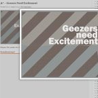 Geezers need Excitement [2011]