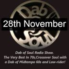 Dab of Soul Radio Show 28th November 2022 - Top 7 Choices From Paul Fradley