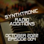 SynthTronic Radio Noir October 2022 Additions Episode 004