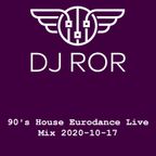 90's House Eurodance Live Mix 2020-10-17
