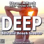 BALEARIC BEACH GROOVES - Steam Attack Deep House Mix Vol. 31