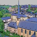 Hildegard of Bingen in St.Jean, Luxembourg