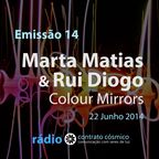 Emissão 14 - Marta Matias e Rui Diogo sobre Colour Mirrors // Rádio Contrato Cósmico