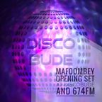 Ma Foom Bey live opening set @Discobude and 674FM, March 7th, 2020