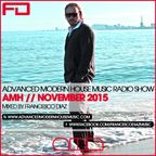 ADVANCED MODERN HOUSE MUSIC RADIO SHOW NOVEMBER 2015 BY FRANCESCO DIAZ