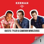 Keenan LIVE 1 with The Winklevoss Twins