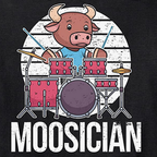 Monday Based Cow with Drums