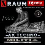Black-series podcast X-RAUM dj & moreno_flamas NTCM m.s Nation TECNNO militia 022 factory sound